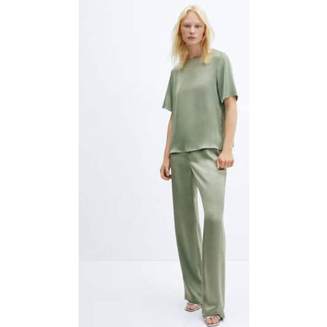 Mango - Topp Blouse Massim - Grön