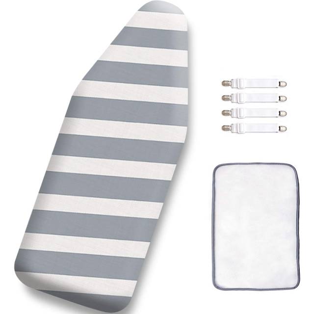 12.5 x 30 Inch Mini Ironing Board Cover with Iron Cover and Extra Thick Pad Resists Scorching and Staining