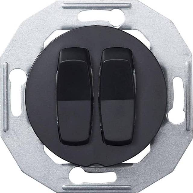 WDE011216 - Series switch flush mounted black WDE011216