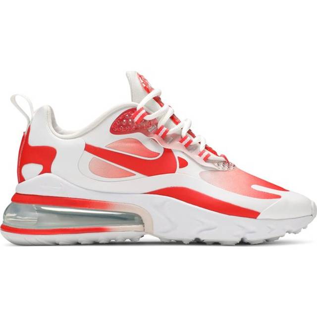 Nike air max 270 react white blue red best sale