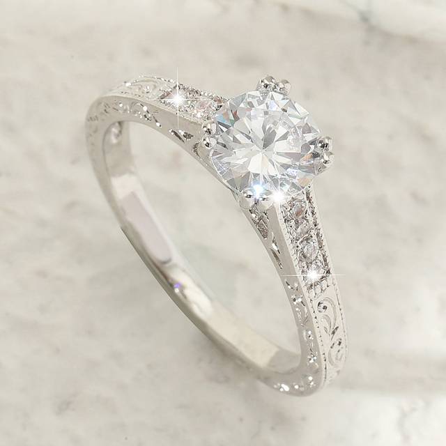 SHEIN 1pc Simple And Fashionable Cubic Zirconia Women&#39;s Ring, Suitable For All Occasions, A Gift For Valentine&#39;s Day And Mother&#39;s Day Valentines,Mom,Mother,