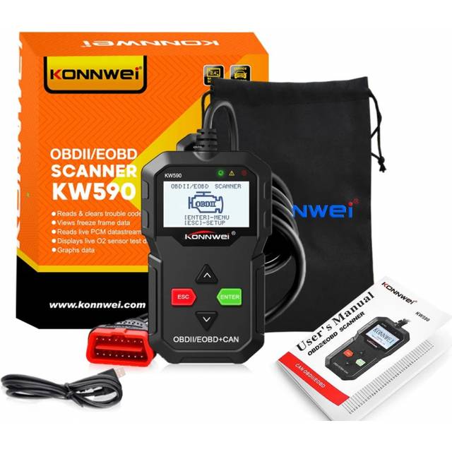 KONNWEI KW590 OBD2 Felkodsläsare/Diagnostikverktyg för bil