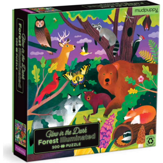 Forest 500 Piece Glow In The Dark Puzzle