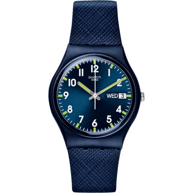 Swatch Unisexuhr Core SO28N702 - blau
