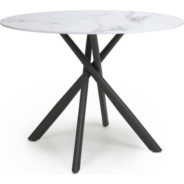 Avesta White Round Dining Table - White