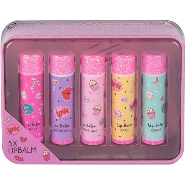 Create It! Beauty Lip Balm Tin Pink 5-pack