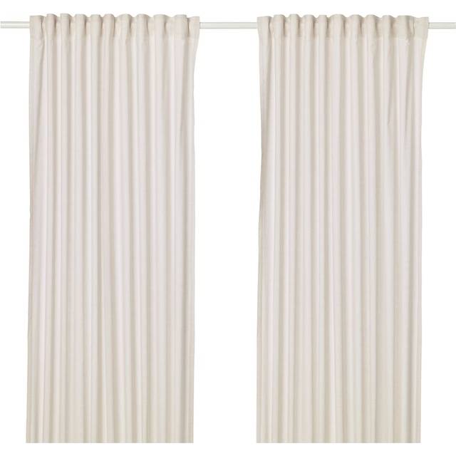 HANNALILL Gardiner, 1 par, beige, 145x250 cm