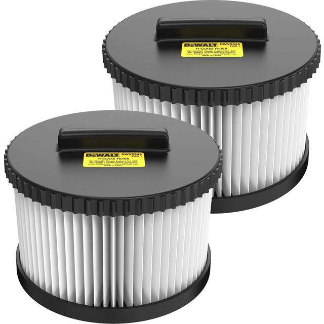 DeWalt Replacement H Class Filters for DWV905H Dust Extractor Pack of 2