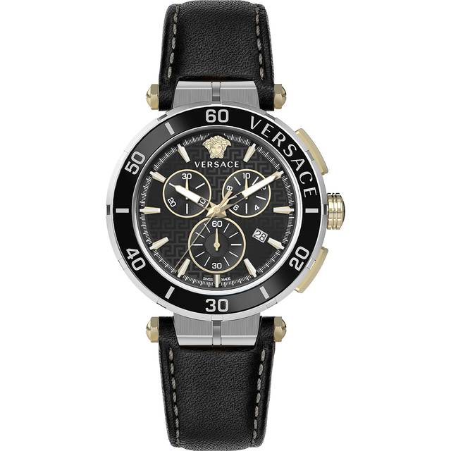 Versace VE3L00222 Greca Chronograph Herrenuhr 45mm 5ATM