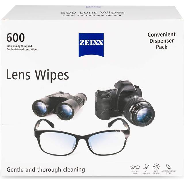 Zeiss pre-moistened lens cloths wipes 200 ct (3 pack)| uk free and fast dispatch