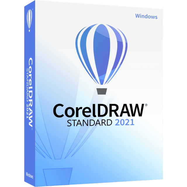 CorelDRAW Standard 2021, Download, Dauerlizenz, Windows 10/11