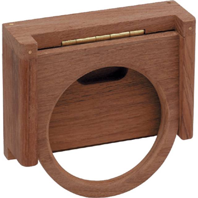 Whitecap 62602 Teak Folding Insulated Drink Holder brown
