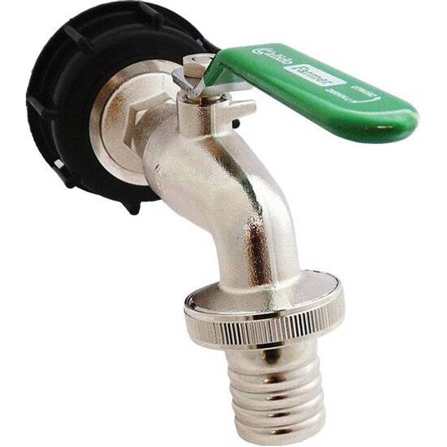 Calido - 1' Inch bsp Garden Tap Outside Ball Drain Valve 55/60 Barrel Tank Connector