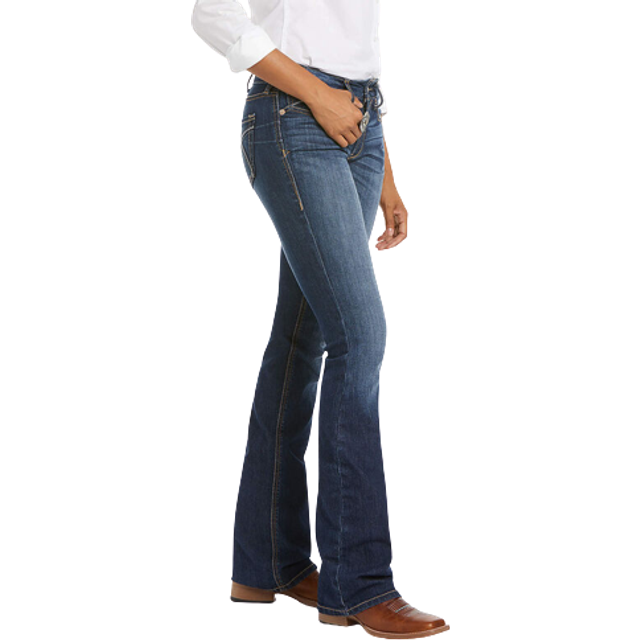 Women's jeans Ariat R.E.A.L Perfect Rise Stretch Rosa - Bleu