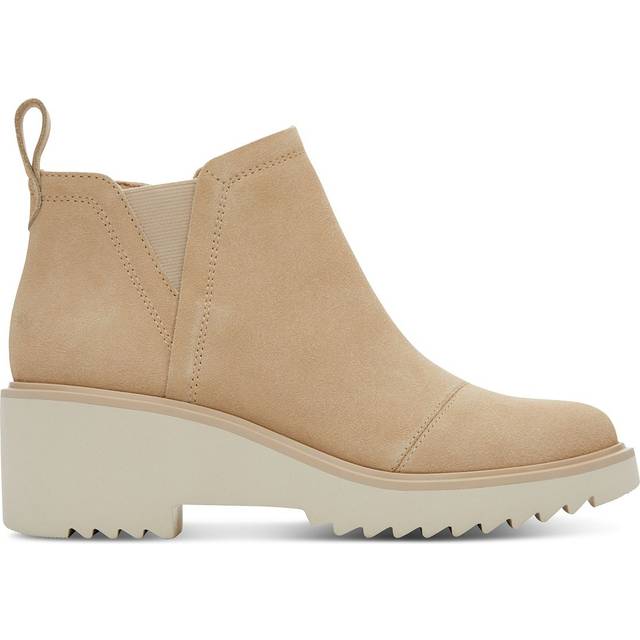 Women's TOMS MAUDE Womens Boots Natural - Cream - Size: 5