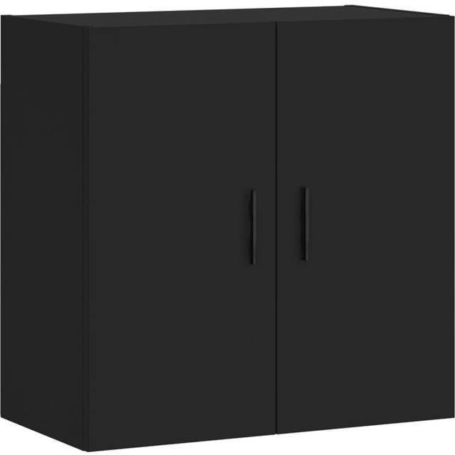 vidaXL Wall Cabinet Black 60x31x60 cm Engineered Wood