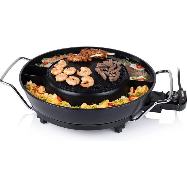 Koreansk grill PZ-9131 Elektrisk Hot Pot Ø 24 cm 1800W 3l