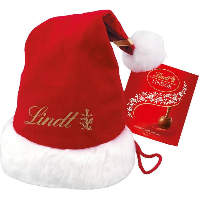 Lindt santa claus hat with smooth melting lindor minis 175g
