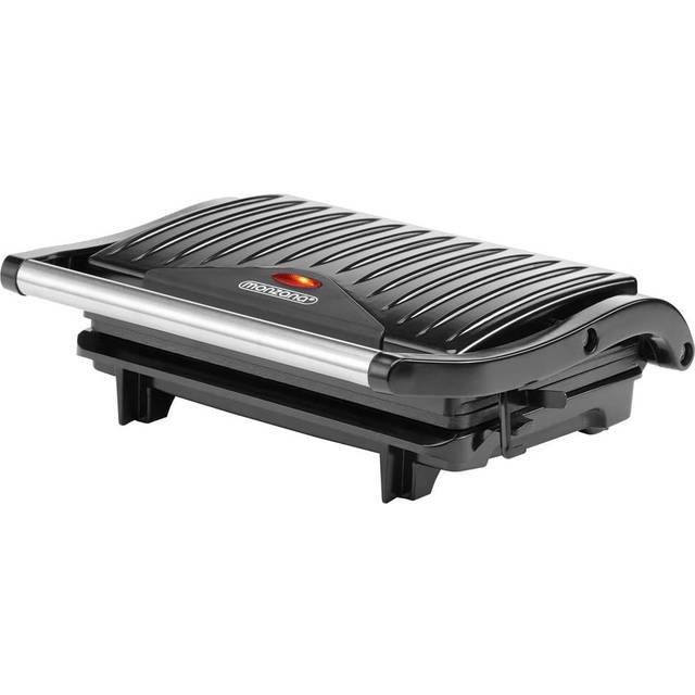 Monzana® Contact Health Grill 750W Non-Stick Coating BPA-Free Cool-Touch Handle Removable Drip Tray Toastie Panini Sandwich Maker