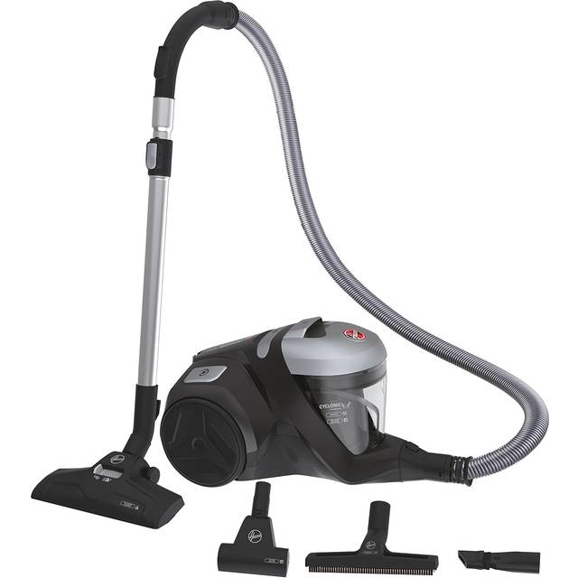 Hoover H-Power 300 Allergy & Pet Bagless Cylinder Vacuum - Silver