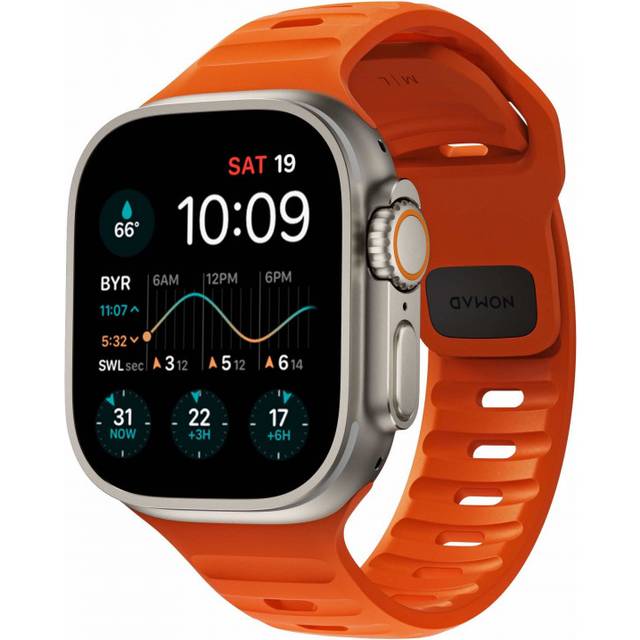 Nomad Apple Watch (42/44/SE/45/46/49mm) Sport Band Rem - Ultra Orange