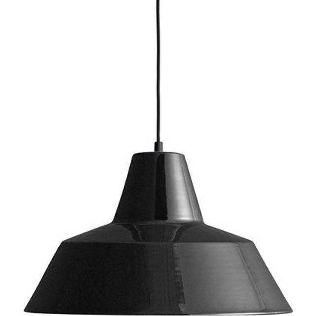Workshop W4 Pendant, Shiny Black