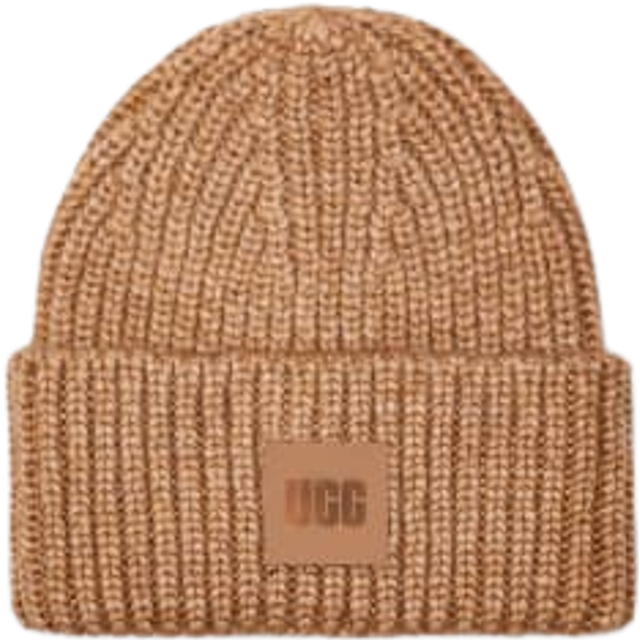 Chunky Rib Beanie Hat by UGG - beige - One Size