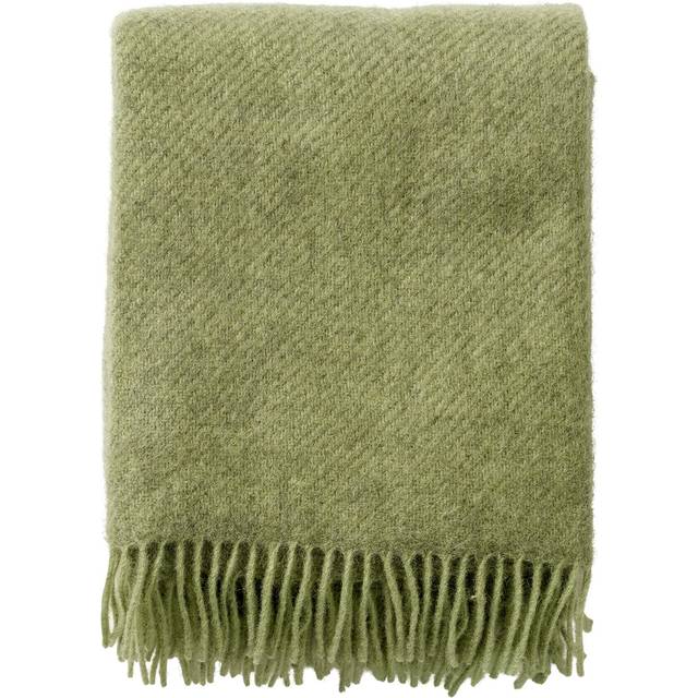 Klippan Yllefabrik Gotland ullpläd 130x200 cm Pear