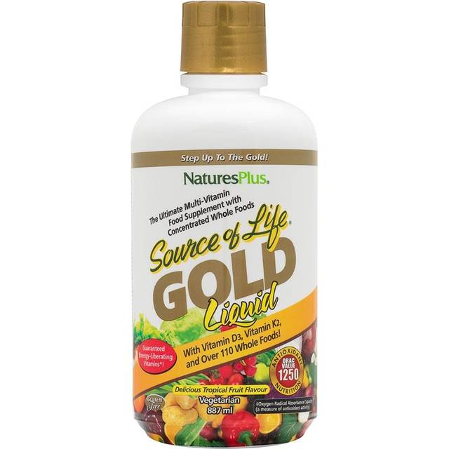 Nature's Plus Source of Life Gold Liquid 887ml Tropical Fruit