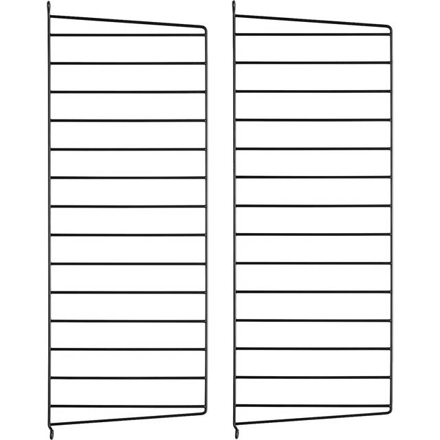 String Panels 30x75 cm 2-pack, Black