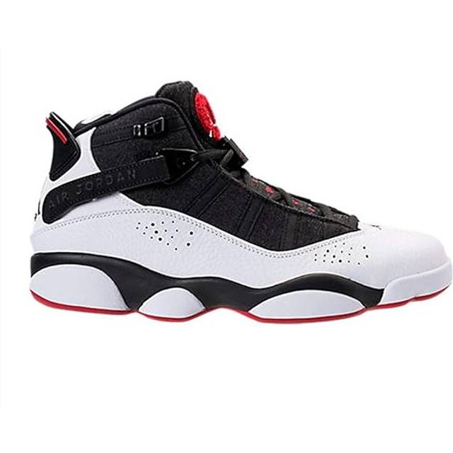 Air Jordan 6 Rings 'Black White Gym Red' 322992-012 - 8.5