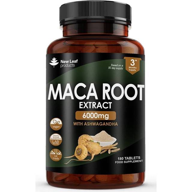 New Leaf - Maca KSM Ashwagandha & Ginseng - 6000mg Capsules