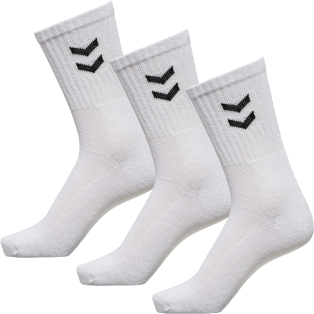 Hummel Comfortable Socks 3-pack - White