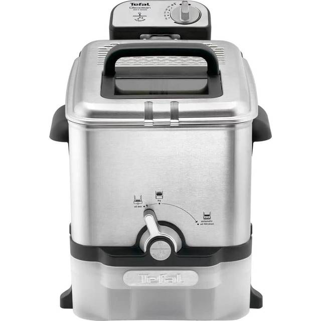 Tefal OleocleanPro Deep Fryer,3.5L Oil, 1.2kg Food FR804140
