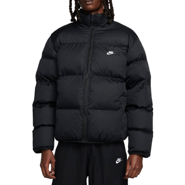 Black and white puffer jacket mens online