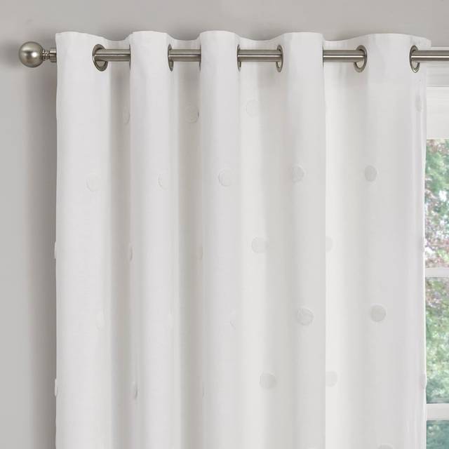 Appletree Boutique Zara Ready Made Eyelet Curtains White