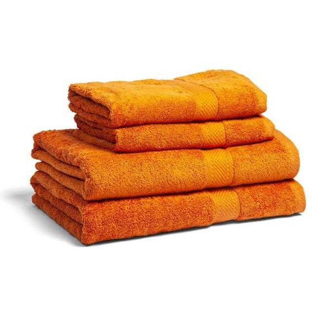 Frottéhandduk Fairtrade Orange 30x50