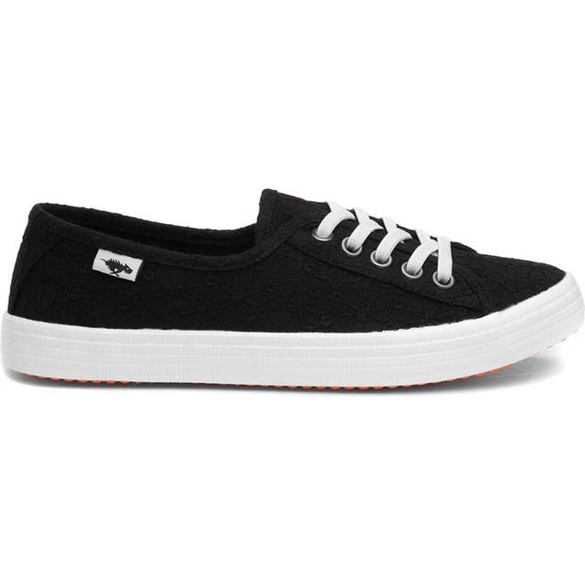 Rocket Dog Chow Chow Black Elsie Eyelet Trainers - BLACK - 8