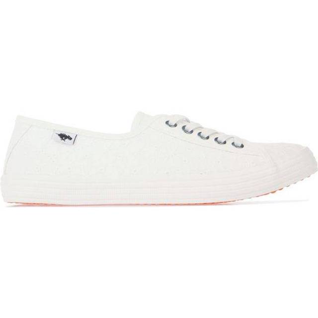 Rocket Dog Chow Chow White Elsie Eyelet Trainers - WHITE - 6