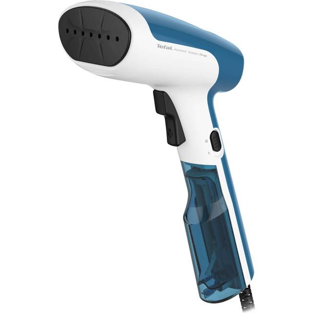 Tefal Access Steam First Ångborste DT6130 | Vit/Blå | 15 Sekunder Uppvärmningstid | Kontinuerlig ångutsläpp: 20 g/min | 1300 W | 70 ml | Lätt design