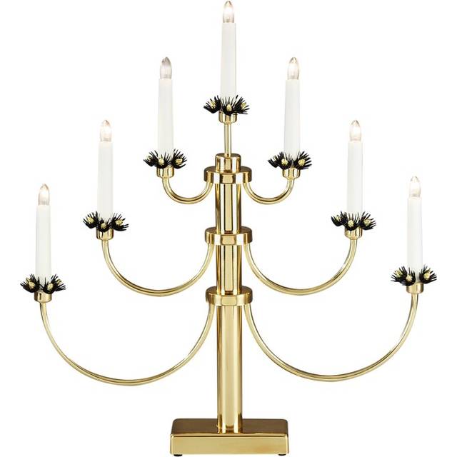 Konstsmide - Elljusstake 7ljus - Adventsljusstake - Mässing