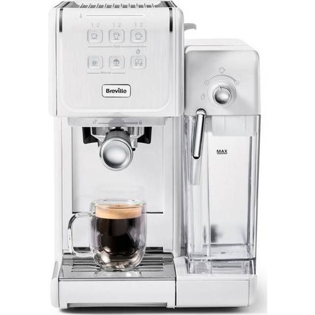 BREVILLE One-Touch CoffeeHouse II VCF147 Coffee Machine - White, White
