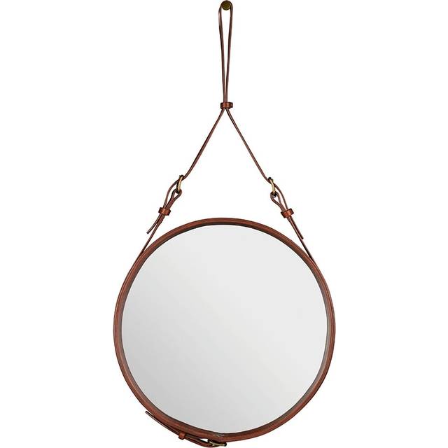 GUBI Adnet Circulaire spegel S brun