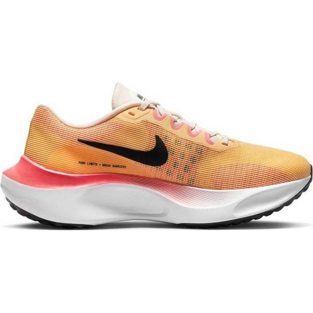Nike Orange/rosa dam Zoom Fly 5 löparskor, rosa, 36 EU