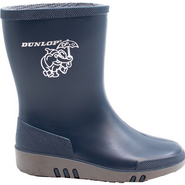 Dunlop Childrens Wellingtons Blue/Grey 3.5 Colour: Blue/Grey, Size: UK