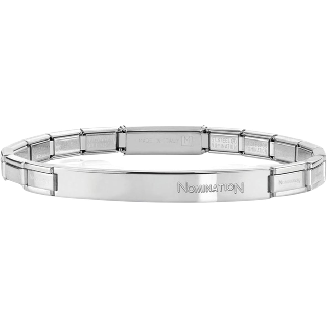 Nomination Trendsetter Stainless Steel Logo Bracelet 021112/001 - Silver