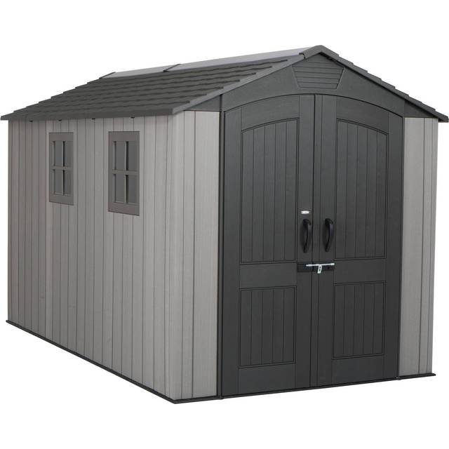 Lifetime Products 7 x 12ft Grey Outdoor Storage Shed