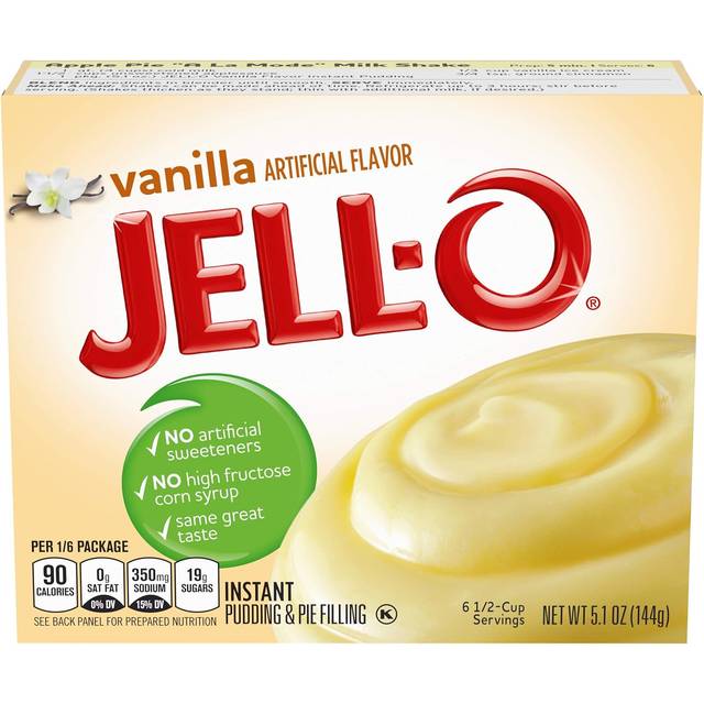 Jello Instant Pudding Vanilla 144g