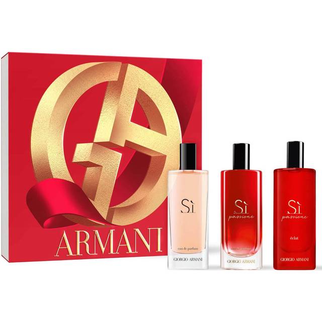 Giorgio Armani Si 3 x15ml EDP Spray Gift Set 2023