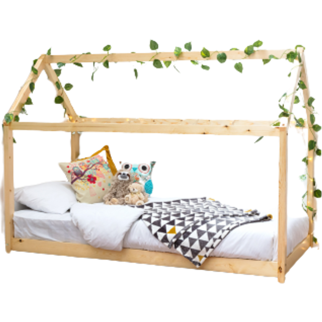 Kids Treehouse White Wooden Bed
